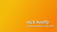 Motion Graphics Reel